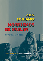 Portada de No dejemos de hablar, de Ada Soriano